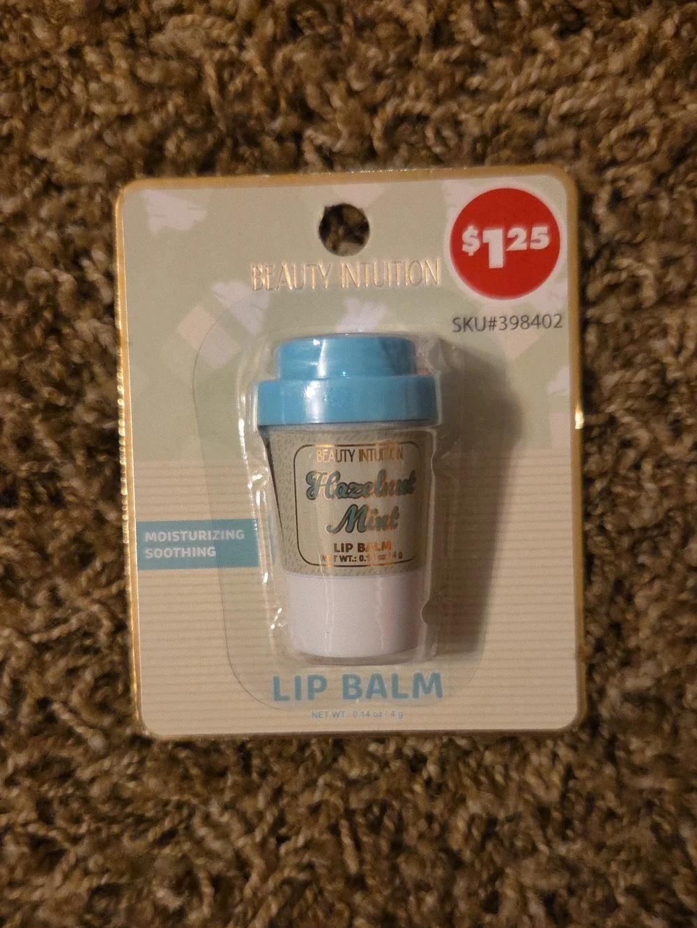 Hazelnut Mint Coffee Lip Balm